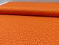 Preview: Falscher Uni Ton in Ton Kreise orange terra Patchworkstoff Benartex Frogtastic